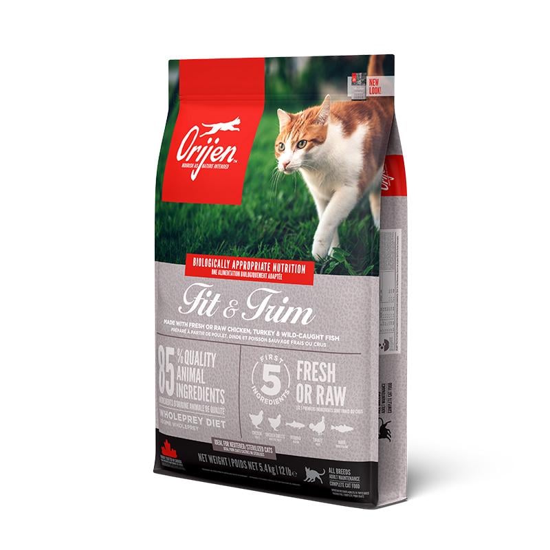 Корм сухой для котов Orijen Fit & Trim 5,4 кг (24149325)