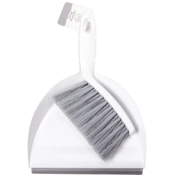Комплект для уборки щетка и совок Cleaning Brush Белый (HP-45-10) - фото 2 Комплект для уборки щетка и совок Cleaning Brush Белый (HP-45-10) - фото 2