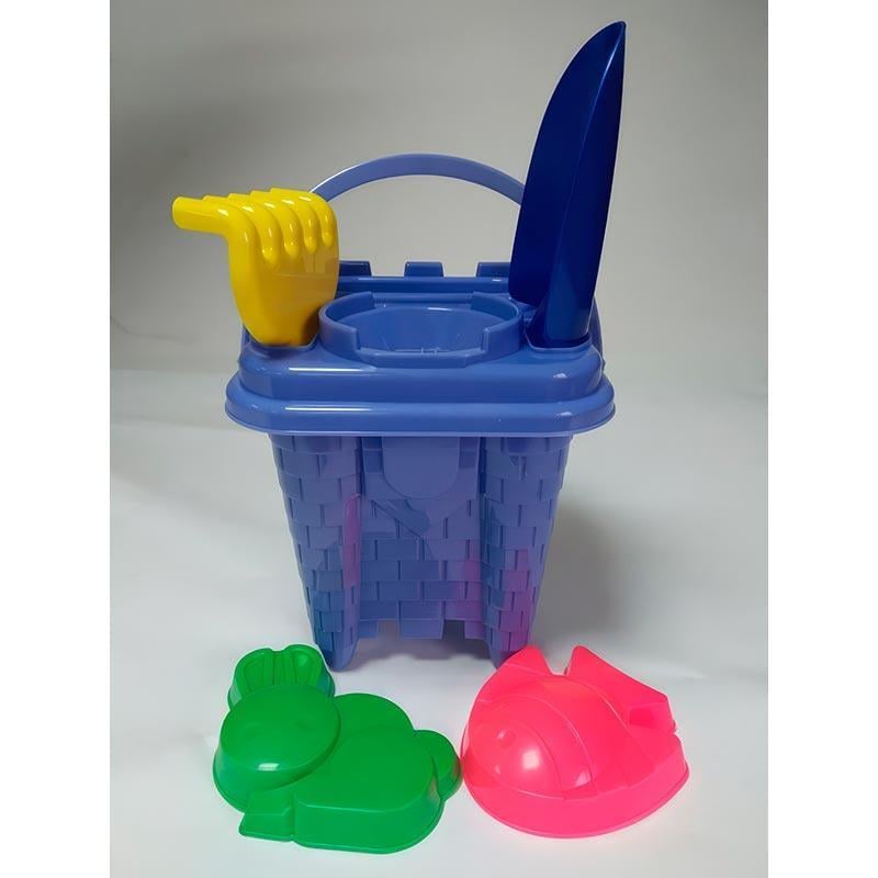 Набір для пісочниці Бамсик №5 1264 Відро/лопата/граблі/паски (28154077) Набір для пісочниці Бамсик №5 1264 Відро/лопата/граблі/паски (28154077)