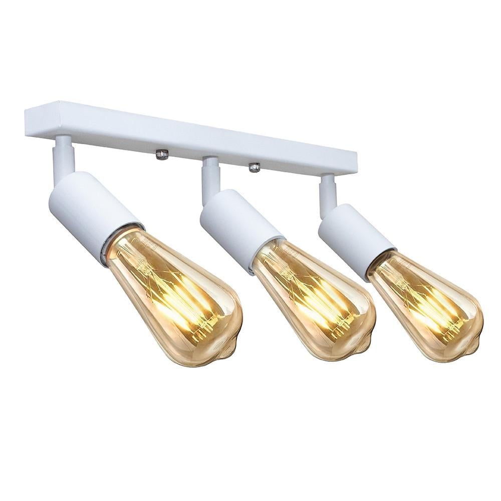 Светильник спот MSK ELECTRIC Asket с поворотным механизмом под три лампы Е27 Белый (NL 1222-3 W) - фото 1