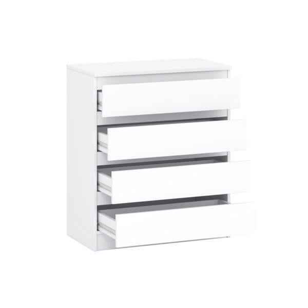 Комод Blonski 4Ш Comodo A4 з ДСП Німфея альба - фото 2 Комод Blonski 4Ш Comodo A4 з ДСП Німфея альба - фото 2