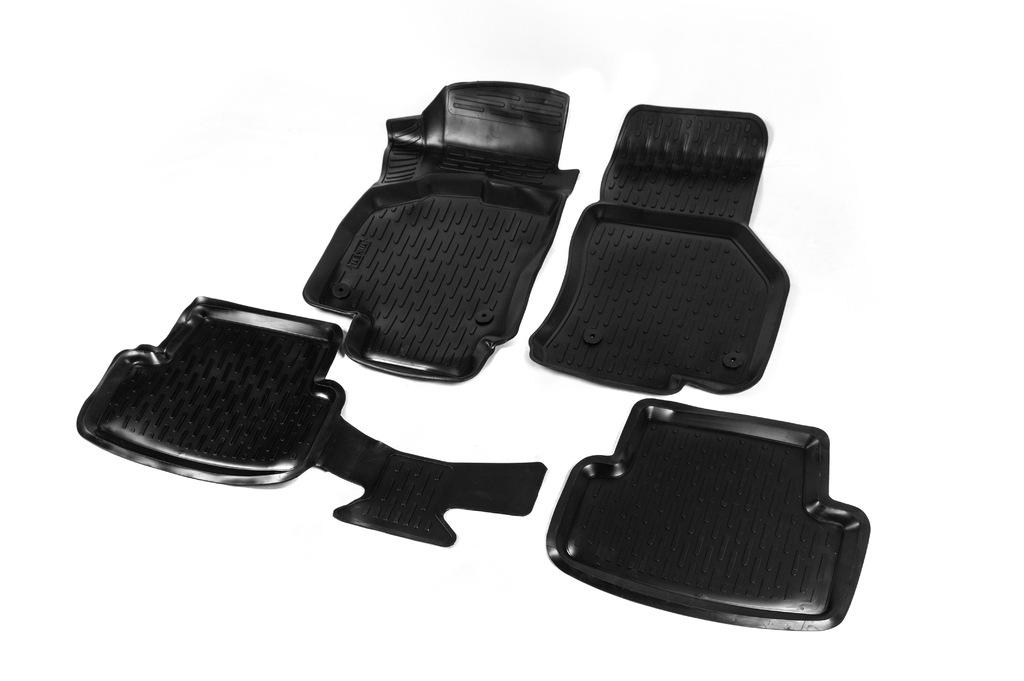 Коврики автомобильные для Volkswagen Golf 7 Niken 3D резина 4 шт. (77376)