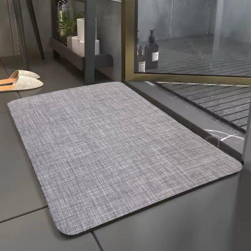 Коврик антискользящий Ethno Style диатомитовый 80х50 см Пепельно-серый (KD022) - фото 4 Коврик антискользящий Ethno Style диатомитовый 80х50 см Пепельно-серый (KD022) - фото 4