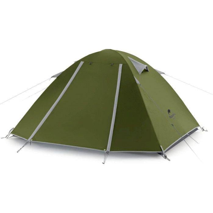Палатка двухместная Naturehike P-Series NH18Z022-P 210T/65D Темно-зеленый