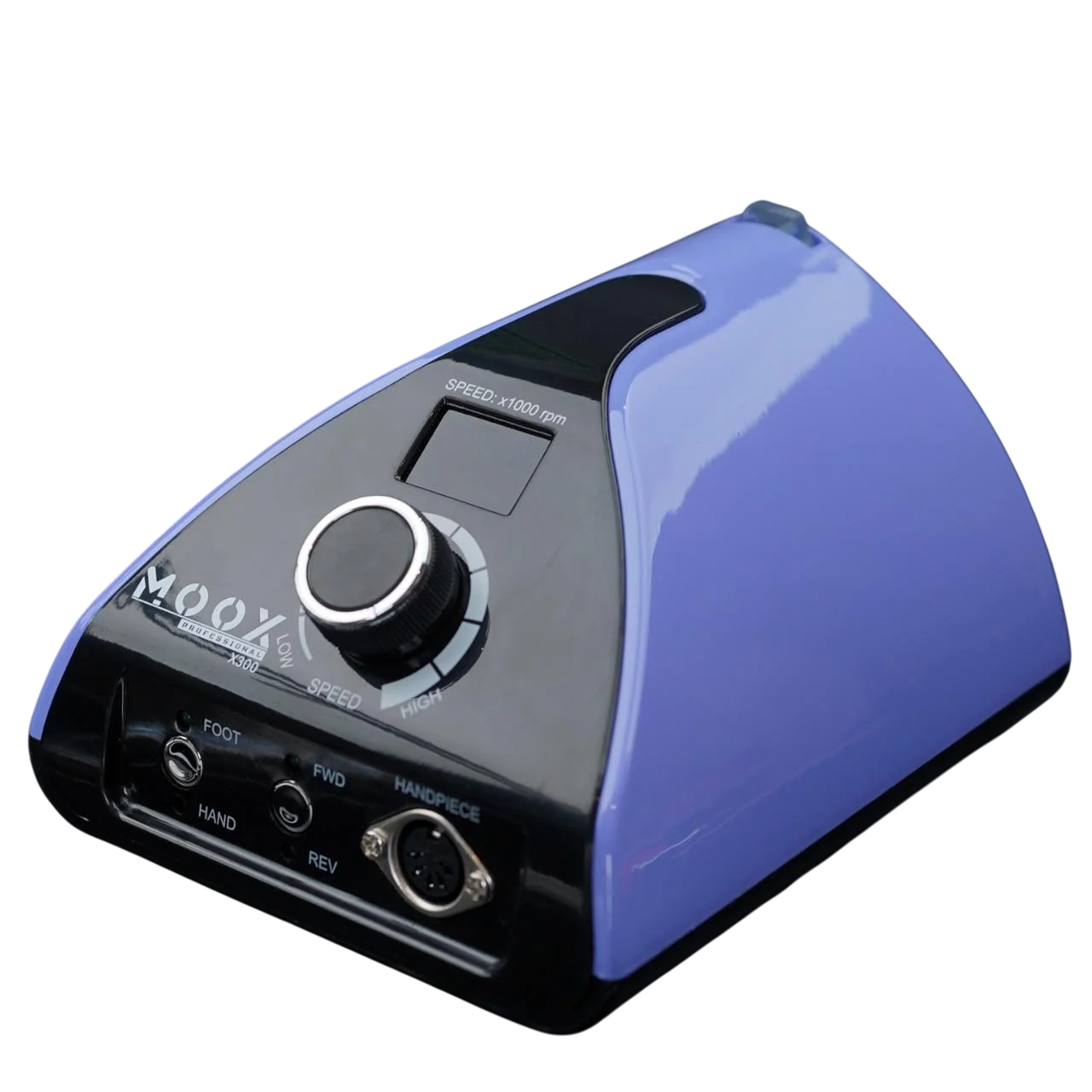 Фрезер профессиональный Мокс X300 на 70 Вт 50000 об/мин для маникюра и педикюра Purple