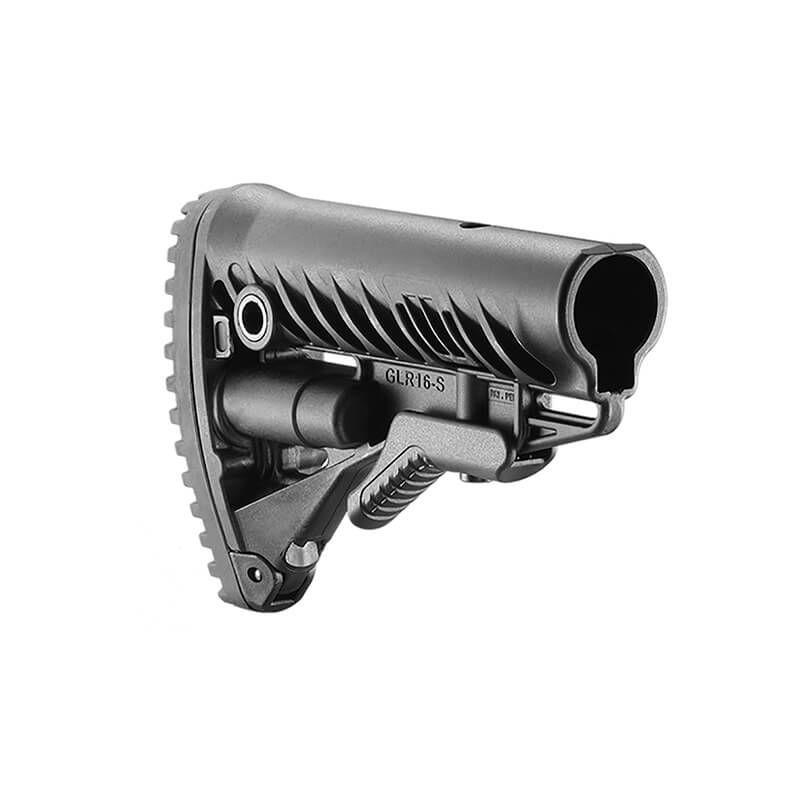 Приклад полимерный FAB Defence GLR-16 для AR15/M16 Черный (FAB-GLR-16-BLK) - фото 2