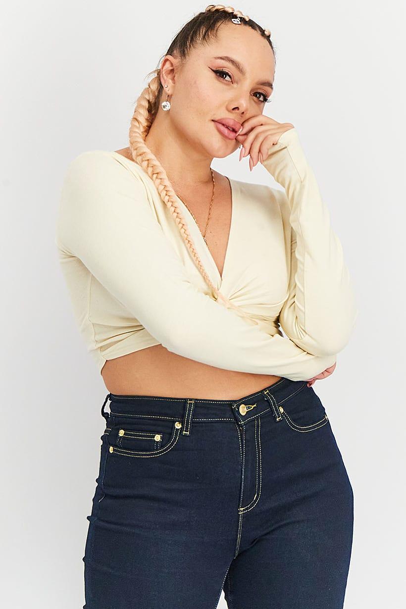 Топ Asos CG570207 L Молочный