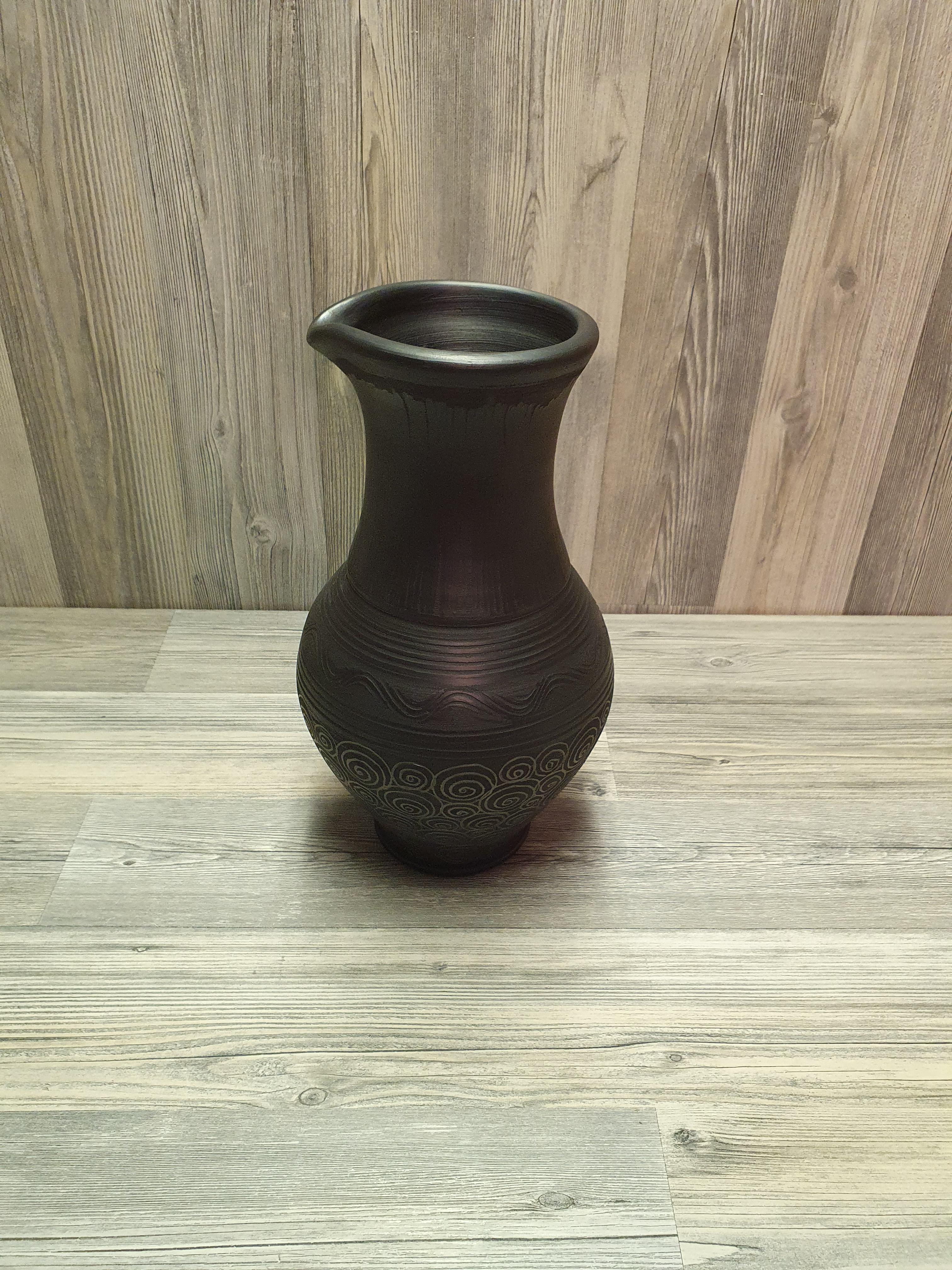 Кувшин из черной глины (5291) - фото 11 Кувшин из черной глины (5291) - фото 11