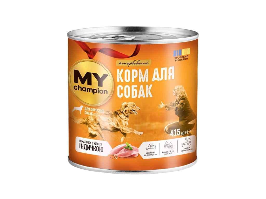 Корм для собак консервований М'ясна шматочки з Індичкою 415 г (1088262)