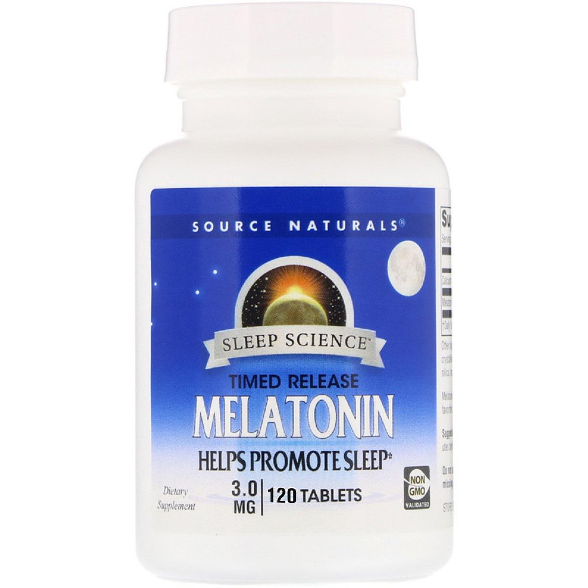 Мелатонин Source Naturals Sleep Science 3 мг 120 таблеток