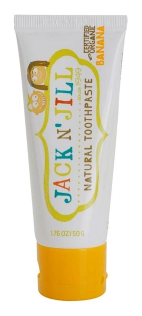 Зубна паста для дітей з присмаком банана Jack N' Jill Natural 50 г (ID0184686)