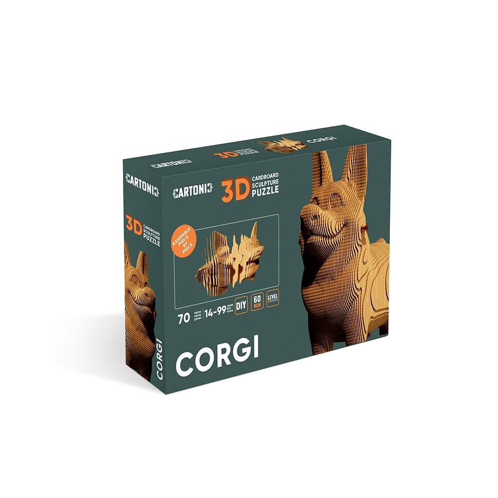 Конструктор картонний Cartonic 3D Puzzle Corgi - фото 4