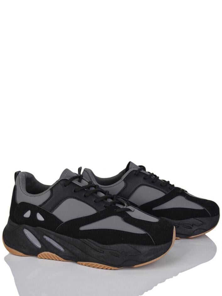 Кроссовки кожаные Stilli CWN50-10 р. 36 Черно-серый