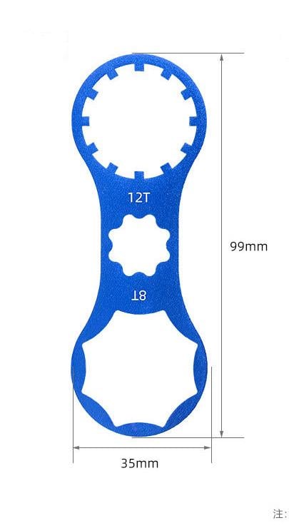 Ключ для вилки велосипеда Toopre 8T-12T - фото 6 Ключ для вилки велосипеда Toopre 8T-12T - фото 6