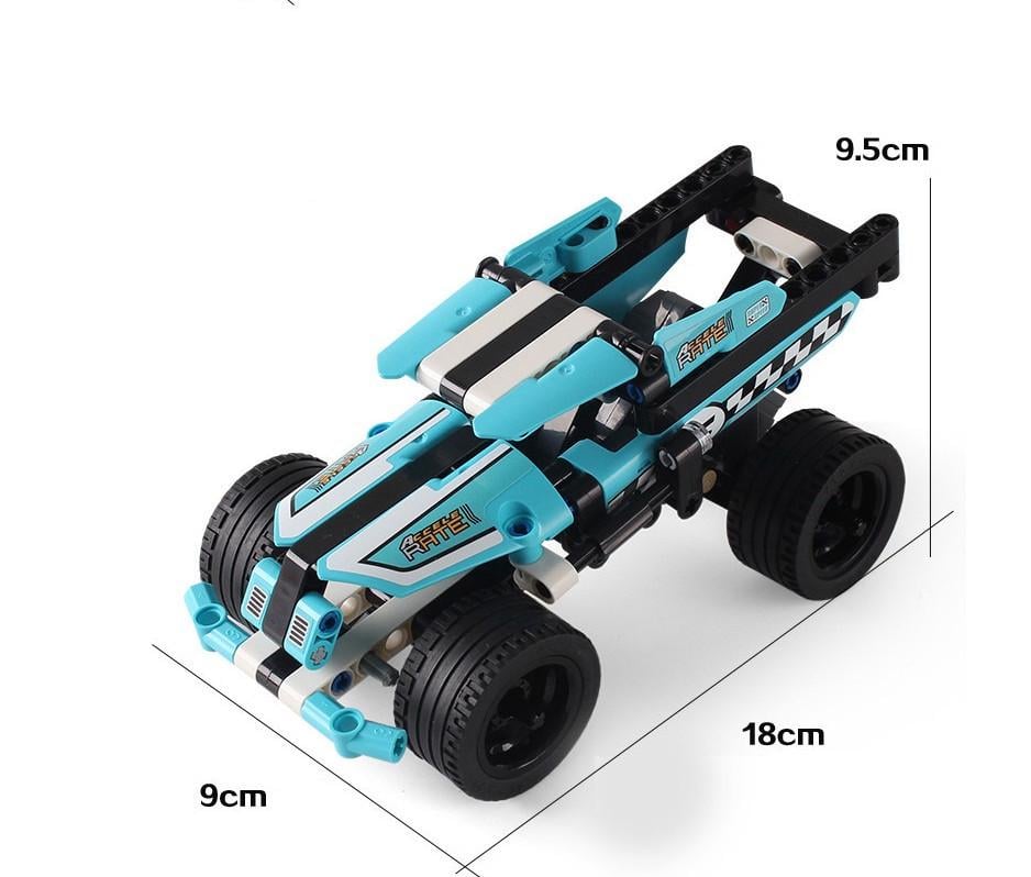 Конструктор JiSi bricks 3420 Трюковой грузовик (1617682445) - фото 4 Конструктор JiSi bricks 3420 Трюковой грузовик (1617682445) - фото 4