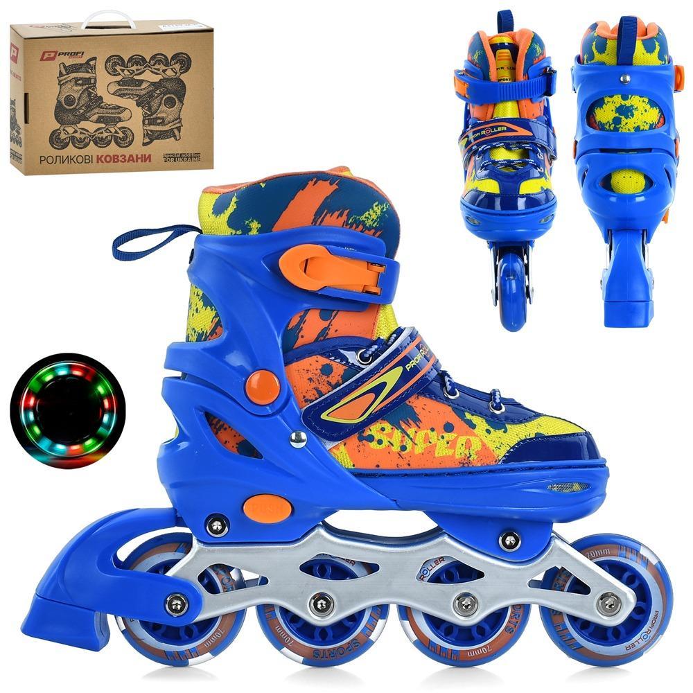 Ролики розсувні A 4149-M-BL р. 35-38 - фото 2 Ролики розсувні A 4149-M-BL р. 35-38 - фото 2