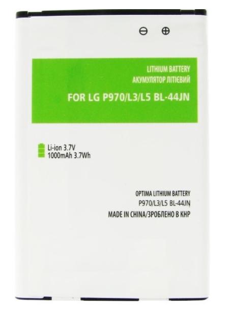 Аккумуляторная батарея Optima BL-44JN LG P970/L3/L5/L60 1000 mAh (000020730)