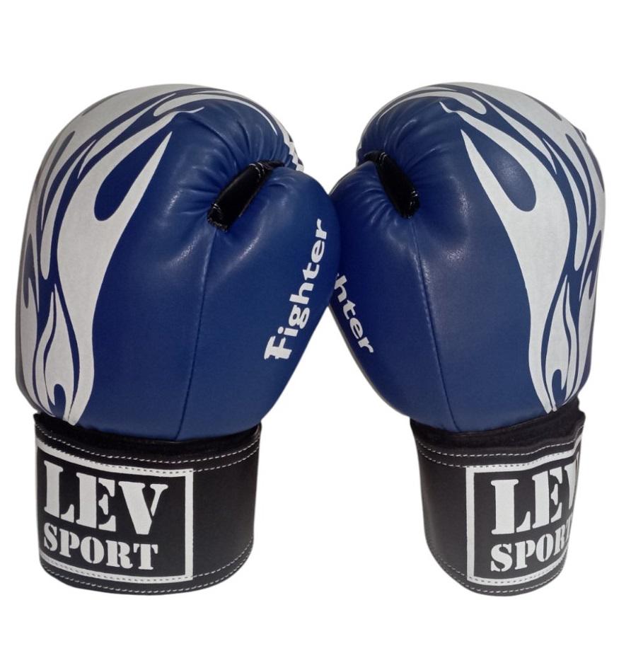 Боксерские перчатки Lev Sport CLASS стрейч р. 10 Синий (8585053829288)