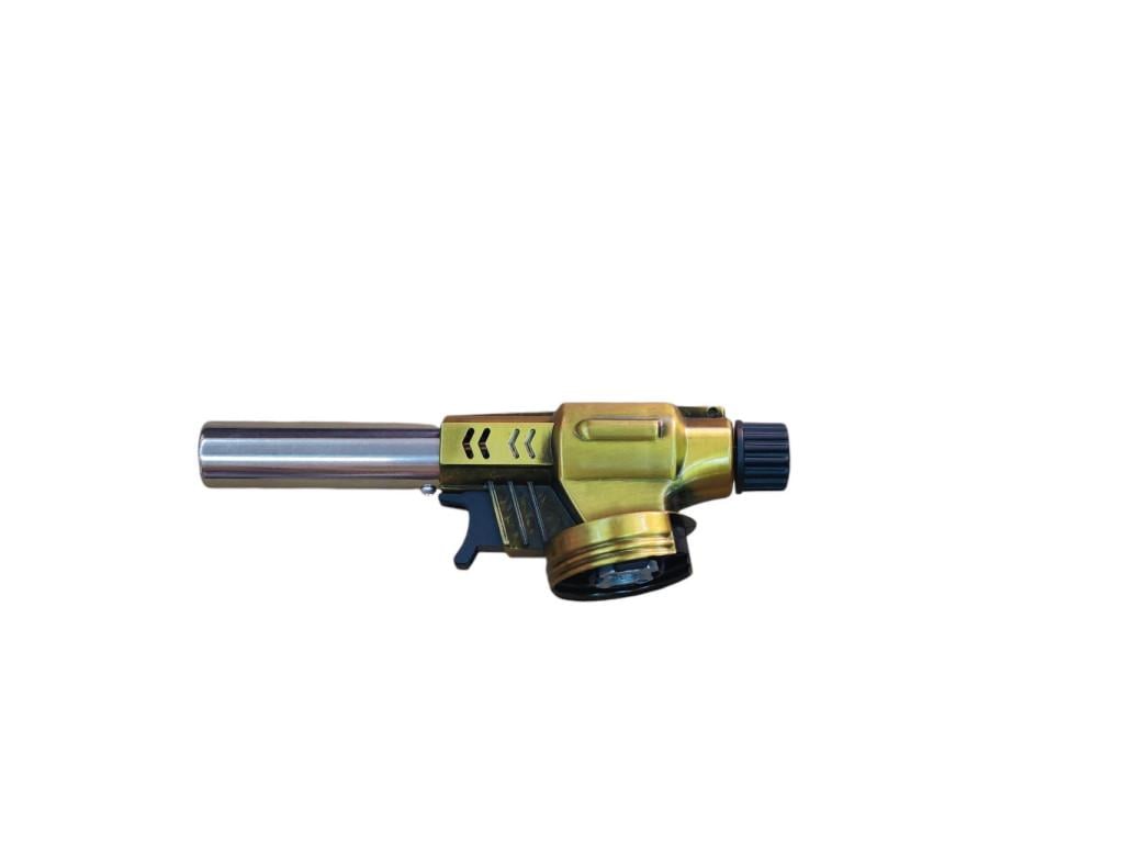 Газовая горелка XJ-8010 металлическая с насадкой для газового баллона с пьезоподжигом 1300°С (23677083)