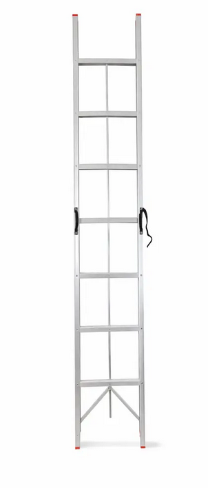 Лестница строительная телескопическая складная алюминиевая 7 ступенек 3 м (M17537)