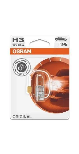 Автомобільна лампа галогенна Osram OSR 64151-1BL H3 55 Вт 12V (23560171)