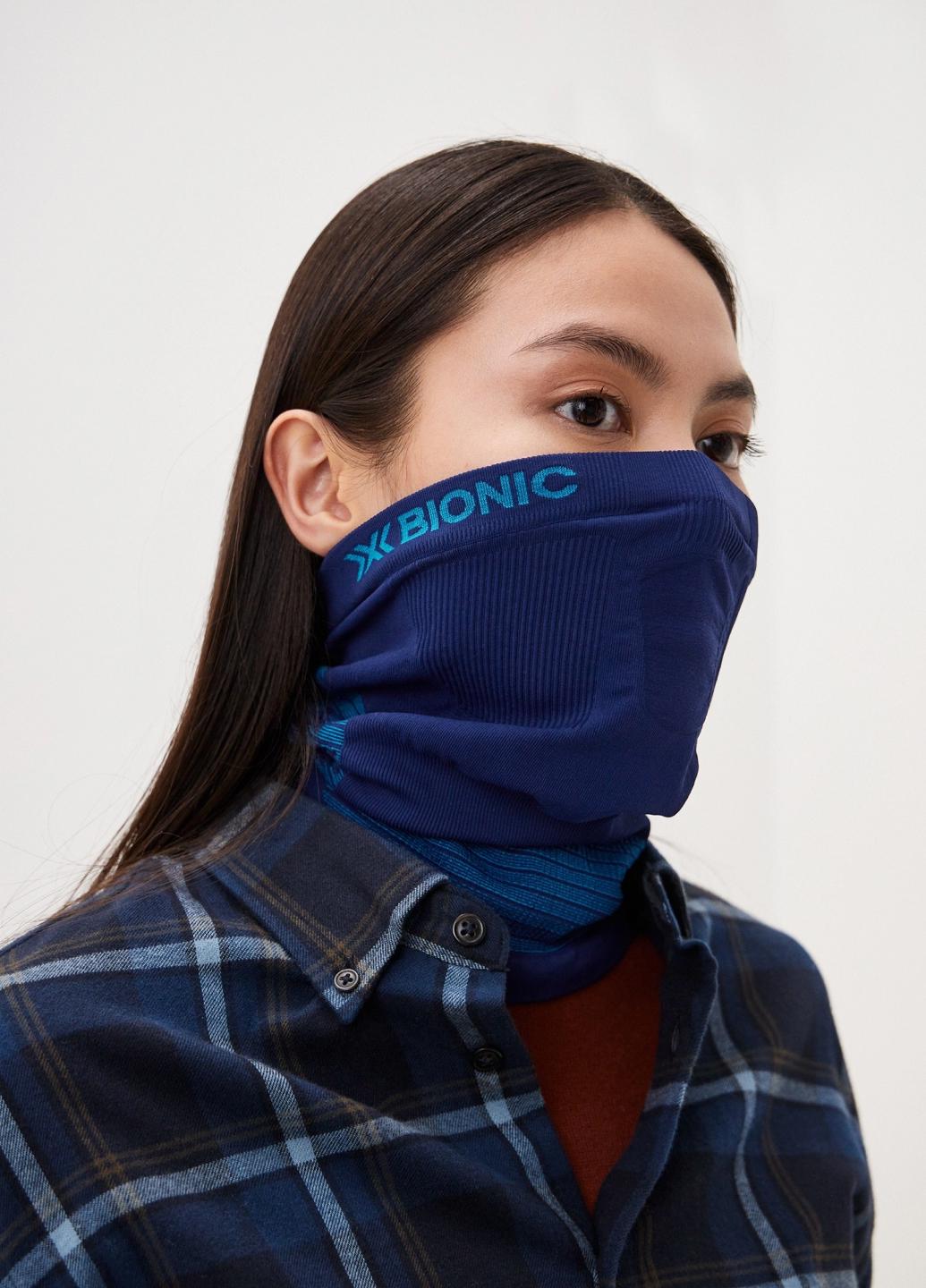 Бафф X-Bionic Neckwarmer ND-YA27W19U-A234 L/XL Navy Blue - фото 3 Бафф X-Bionic Neckwarmer ND-YA27W19U-A234 L/XL Navy Blue - фото 3