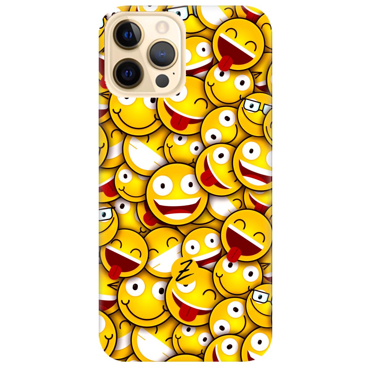 Силиконовый чехол Zorrov для Apple iPhone 12 Pro - Smilies (14080040169087281)