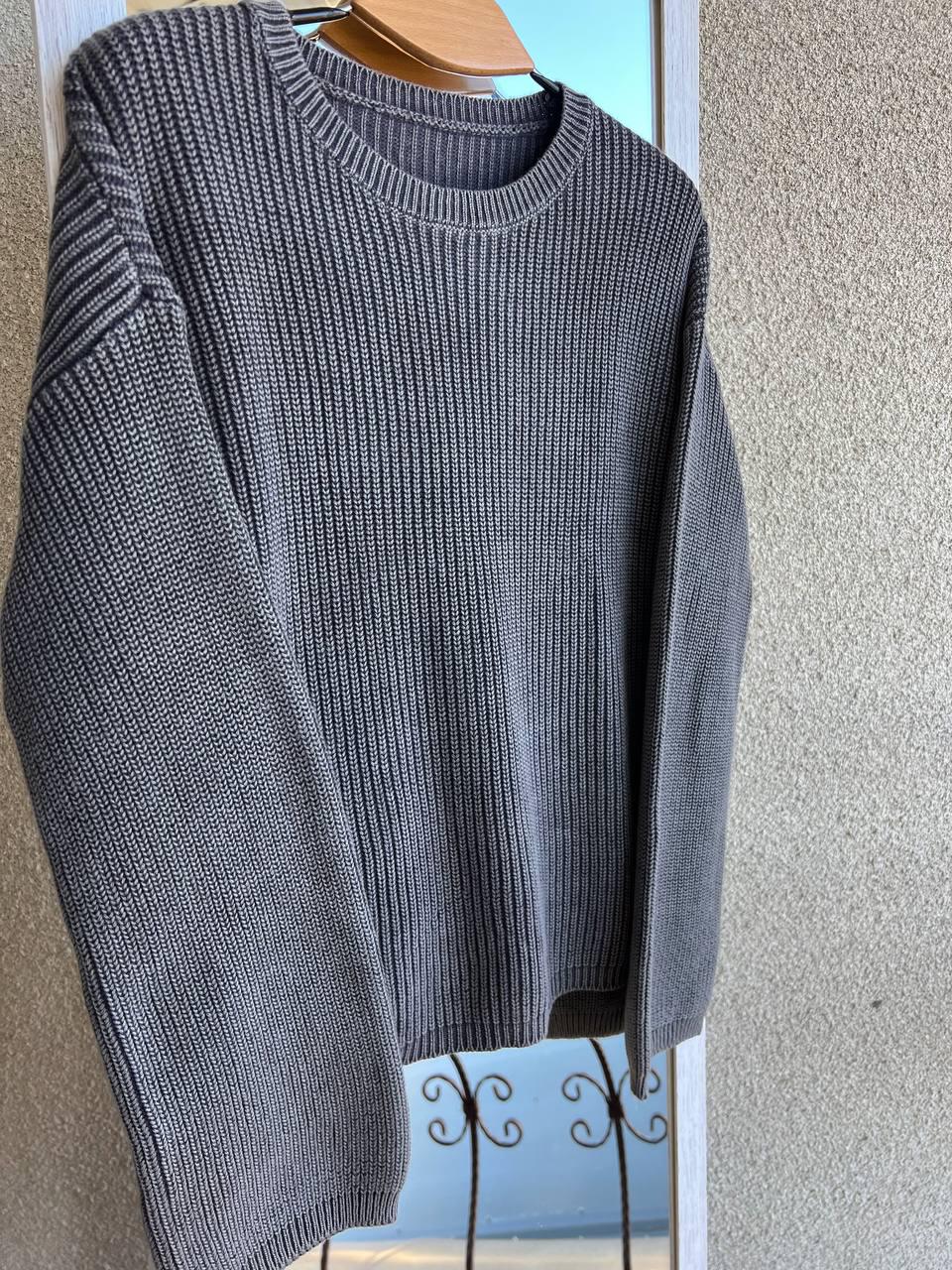 Светр жіночий A-N 875 варка в'язка OS Графітовий (3165) - фото 3 Светр жіночий A-N 875 варка в'язка OS Графітовий (3165) - фото 3