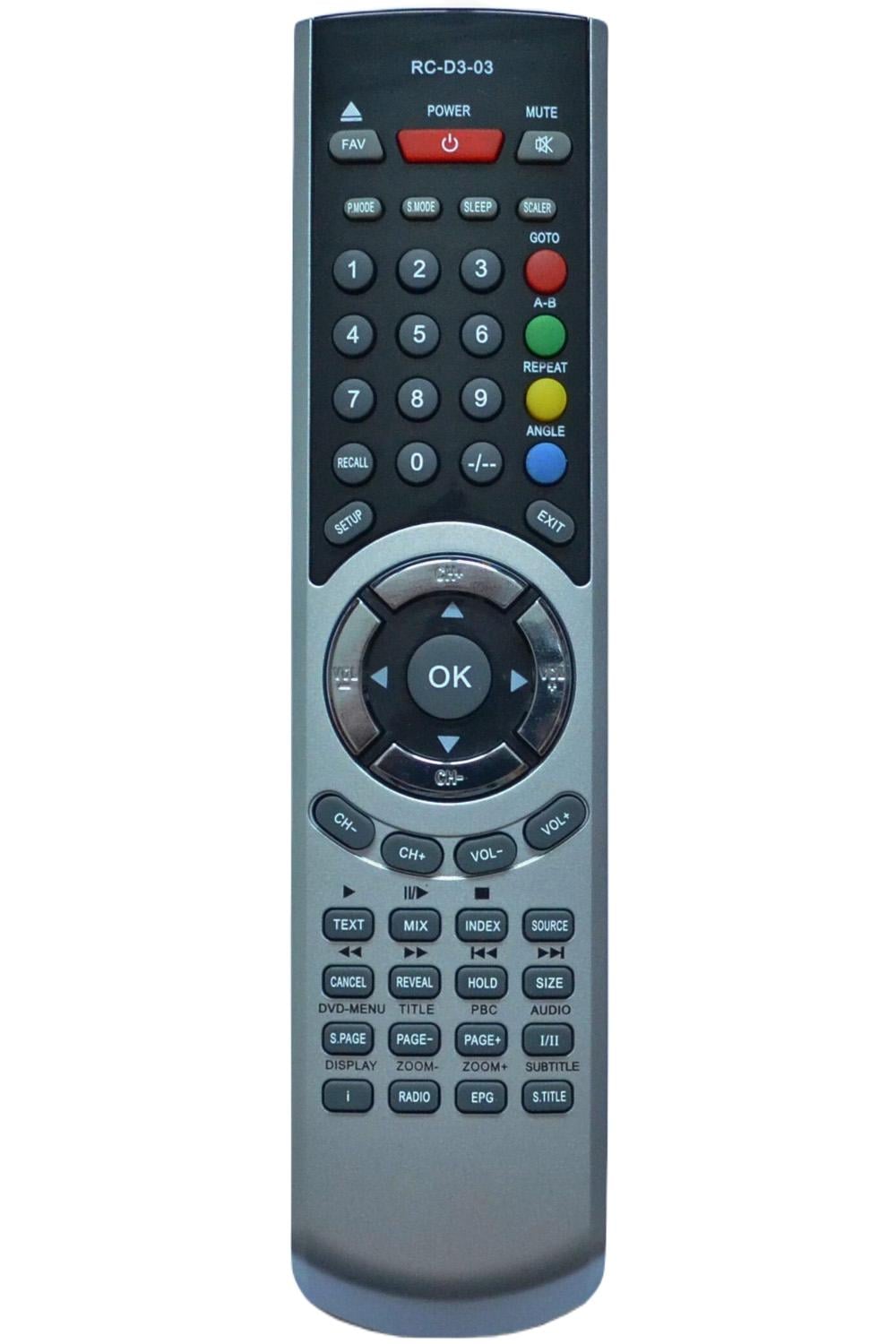 Пульт для телевизора ECG RC-D3-03 (4823)