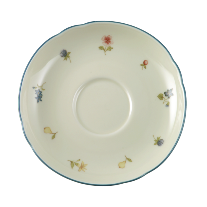 Блюдце Seltmann Weiden Streublume blauer Rand Marie-Luise 14,5 см (2508512)
