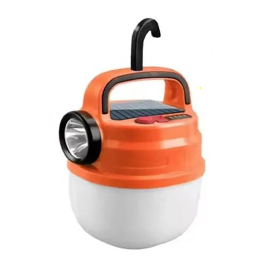 Фонарь на солнечной батарее HB-V70-LED micro-USB Оранжевый