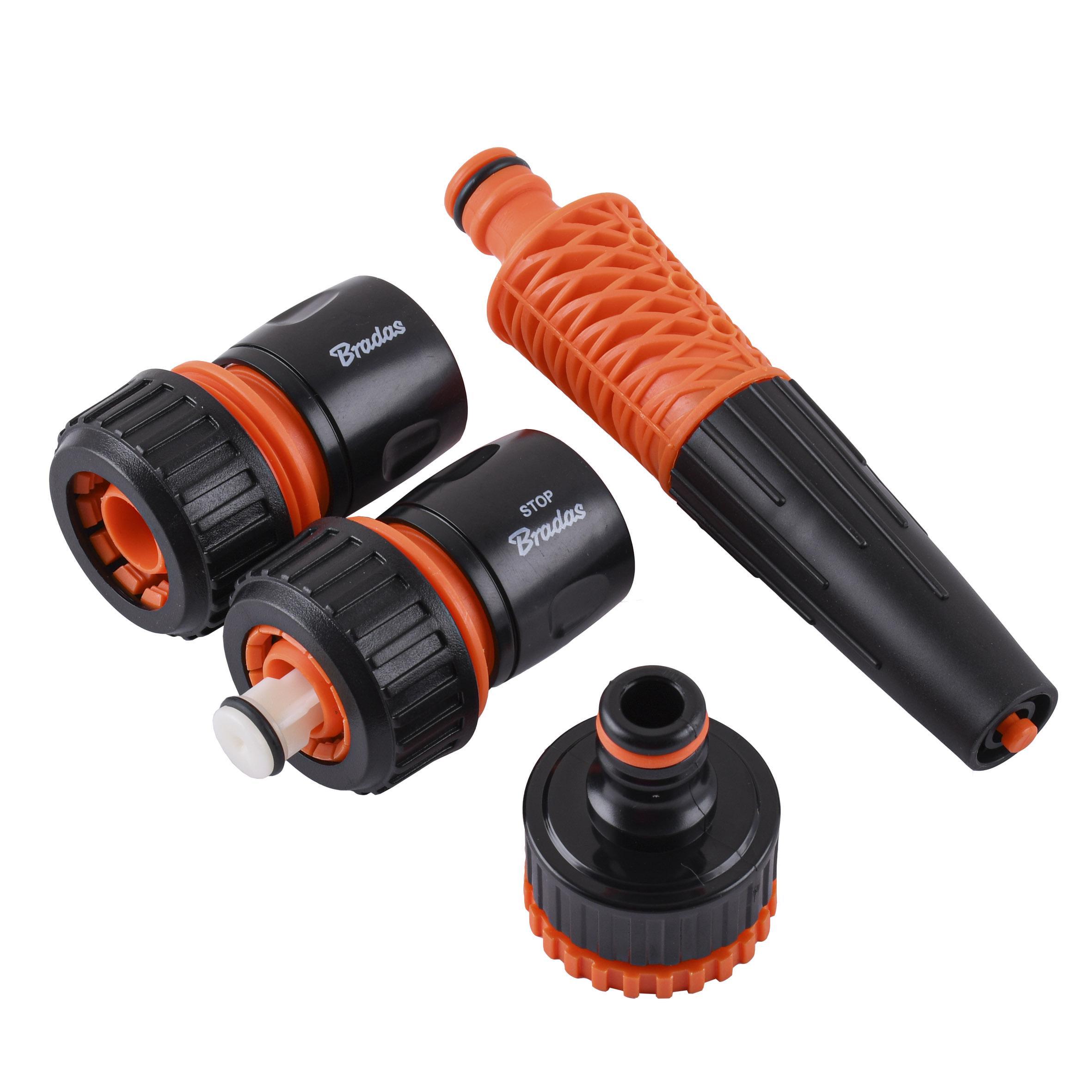 Набор для полива Bradas ECO-PWB5500-12 Black Line 4 эл. 1/2" Черный (000028838)
