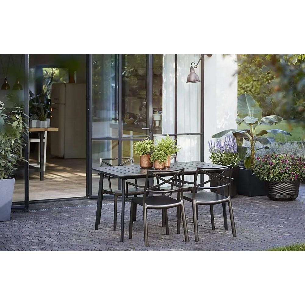 Стол садовый Keter Metalea Бронзовый (247274) - фото 5