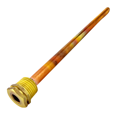 Мідна гільза Cewal для датчика температури 1/2" 10х11 мм 200 мм (28414578)