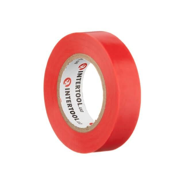 Лента изоляционная INTERTOOL IT-0040 0,15x17 мм x 15 м Красный (11938550)