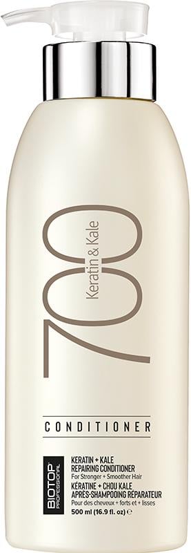 Кондиционер для волос BIOTOP 700 Keratin + Kale восстановление и гладкость 500 мл (51817)
