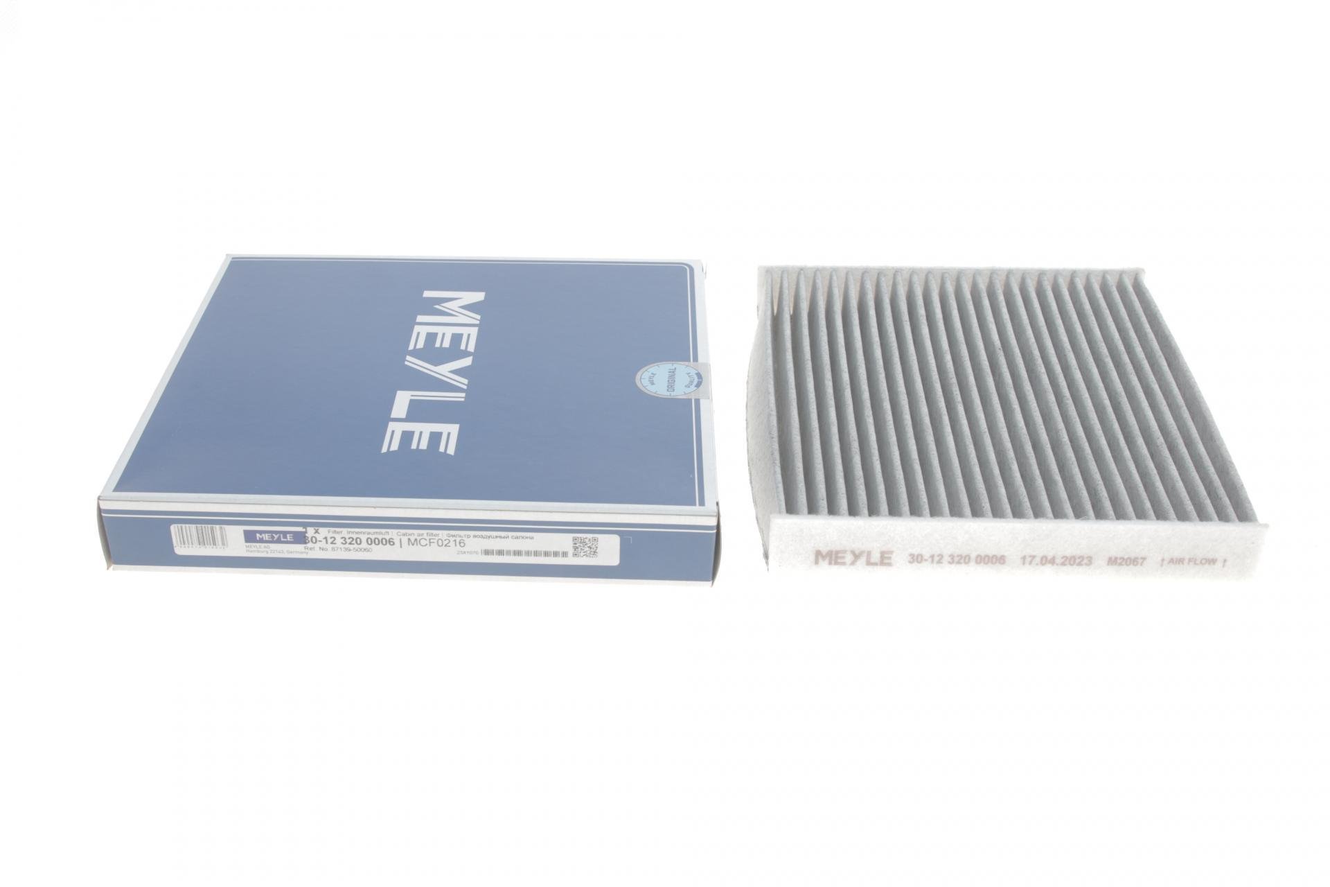 Фільтр салону Meyle для Toyota/Lexus/Subaru 00- вугільний (30-12 320 0006)