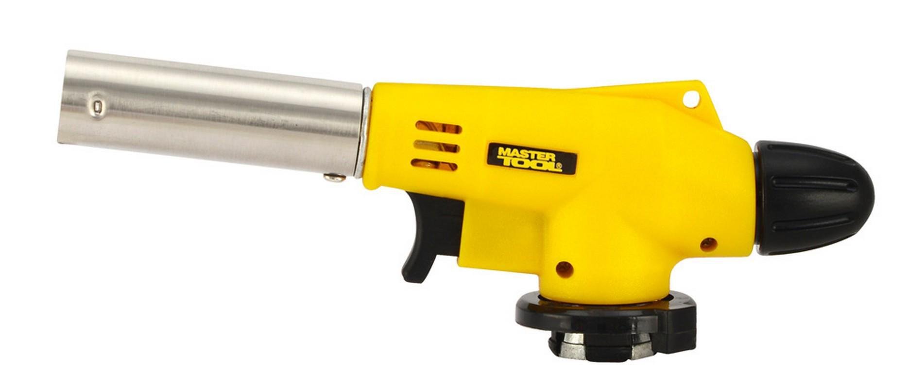 Пальник для газового балона MasterTool Іскра з п’єзопідпалом Ø20 мм 1300°C (44-5034)