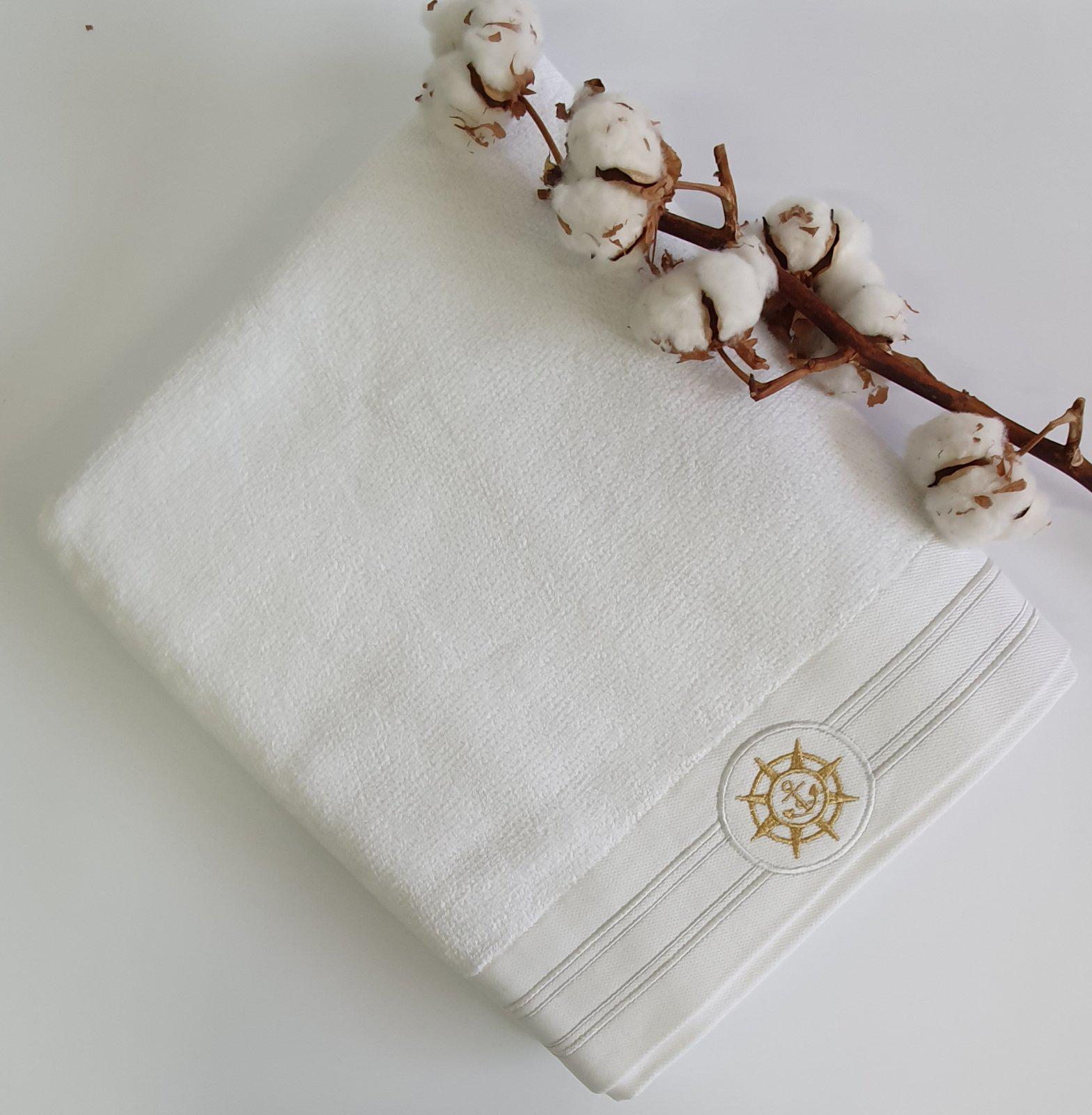 Рушник Maison D'or Elegance Marine 85x150 White (CN3891)