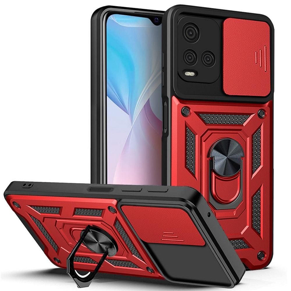 Чехол с защитой камеры 3DGuard Vivo Y21 Red (32482-2D)