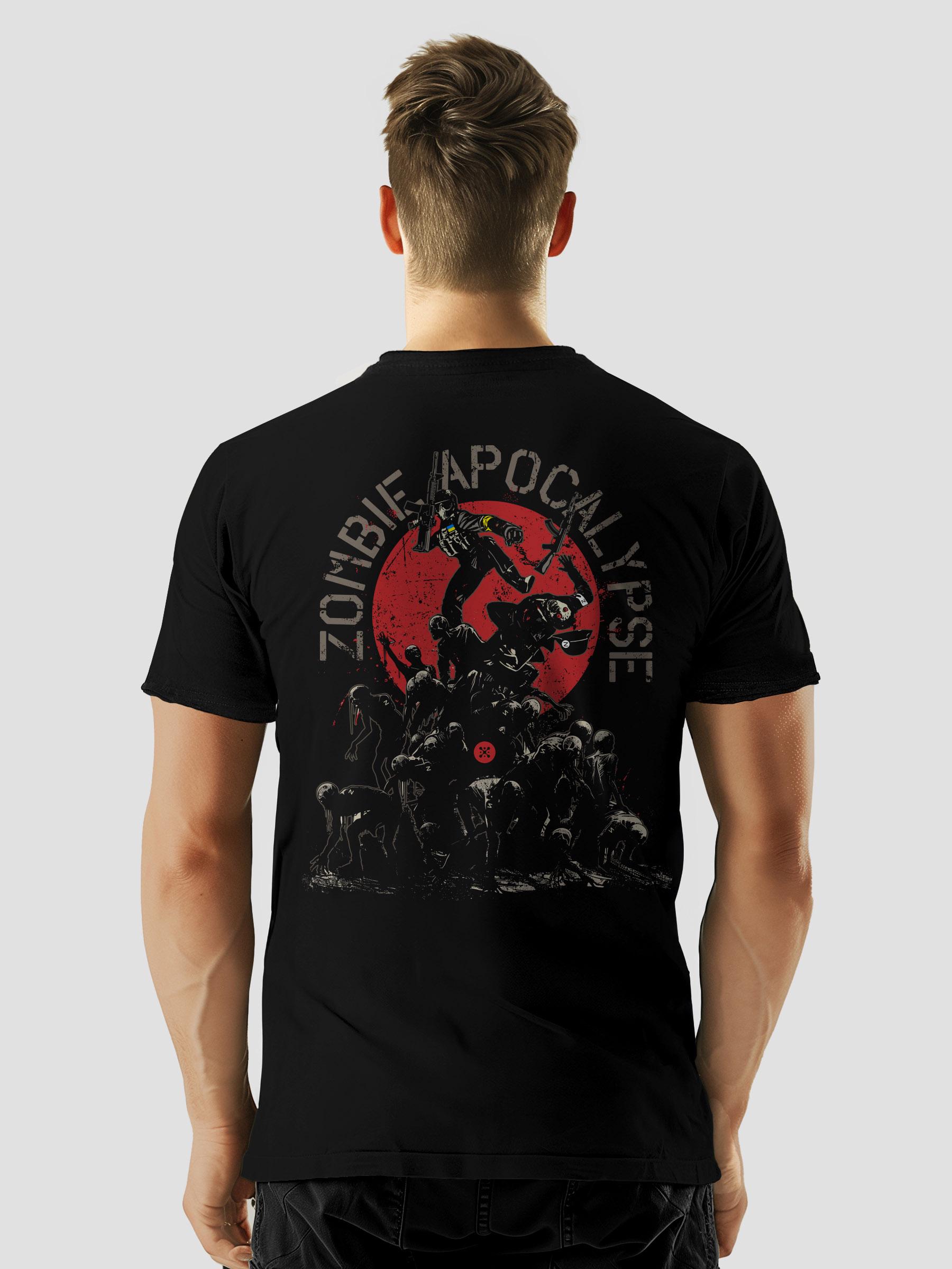 Футболка чоловіча "Zombie Apocalypse" S Чорний (ZMA-TM-B-S)