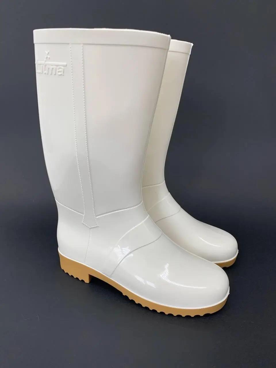 Чоботи гумові чоловічі Litma зі знімним утеплювачем високі ПВХ р. 42 Білий (4204212УТ) - фото 4