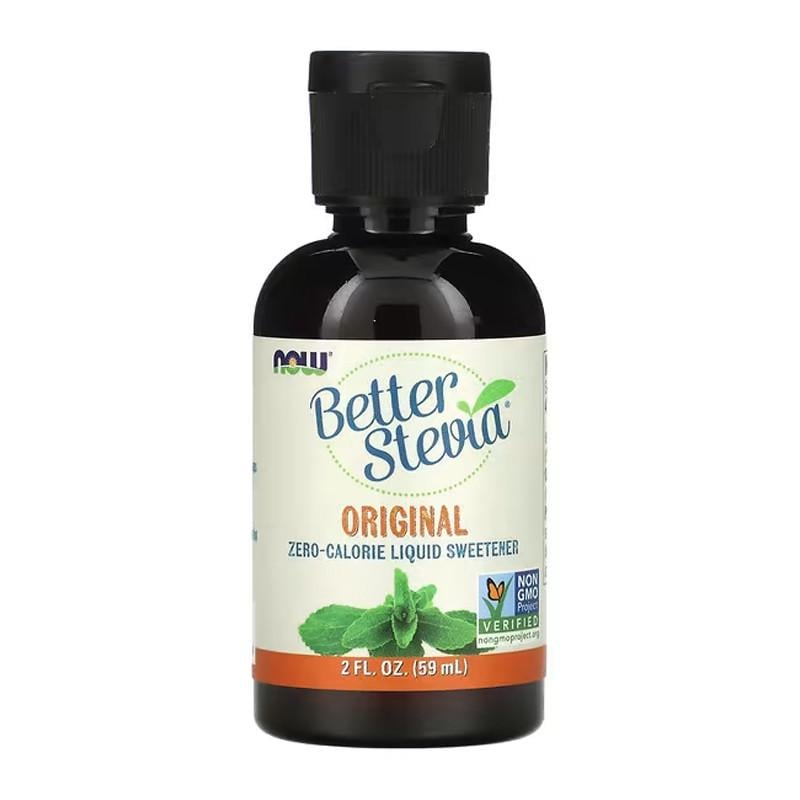 Цукорозамінник стевія NOW Better Stevia Zero Calories Original 59 мл (06689-01)