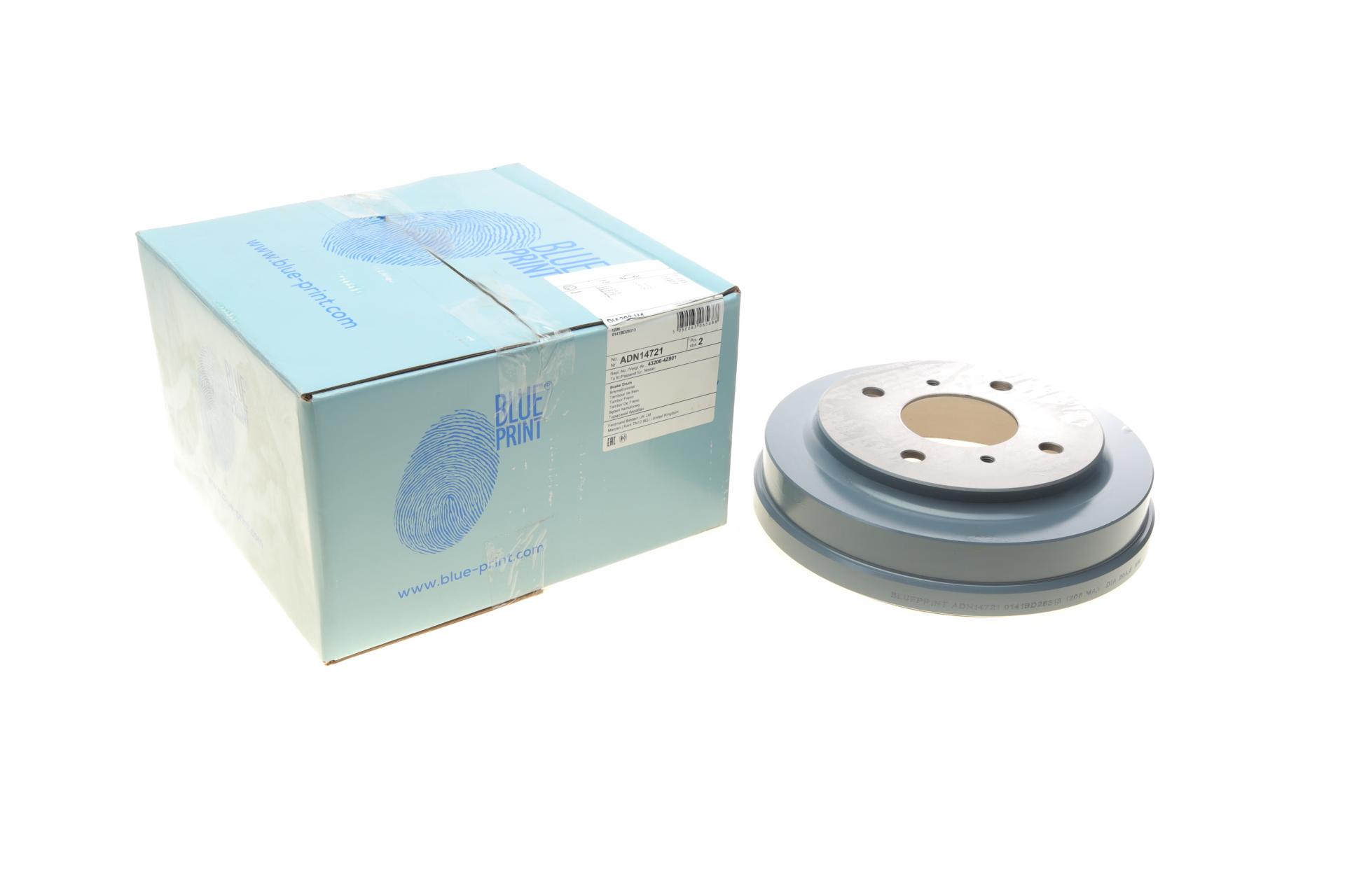 Барабан тормозной задний Nissan Almera 00-/Sunny 90-04 203x66,7 мм (ADN14721)