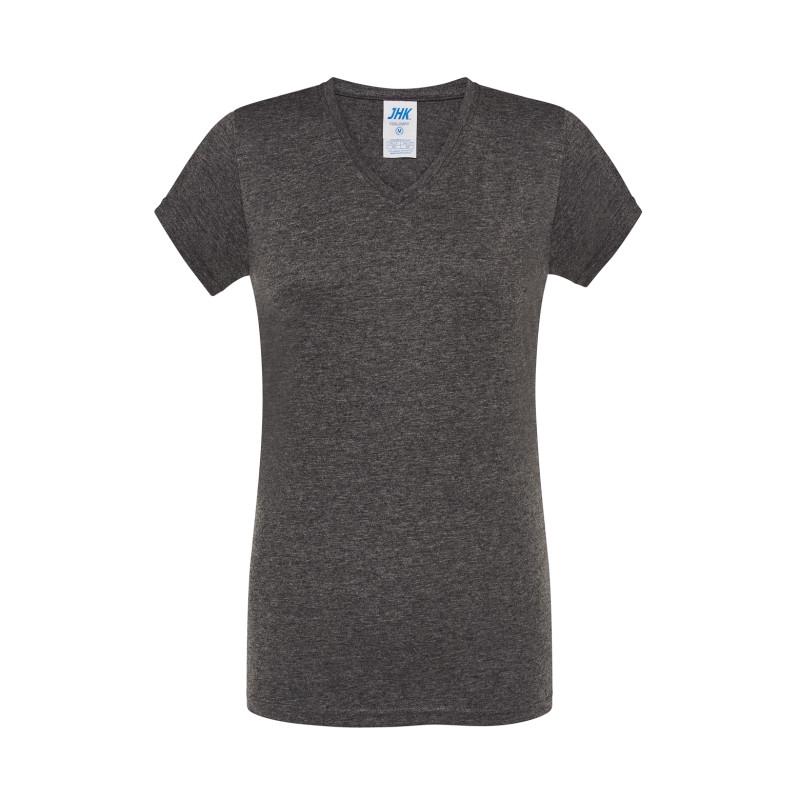 Футболка JHK LADY COMFORT V-NECK XL Темно-серый (CHCH)