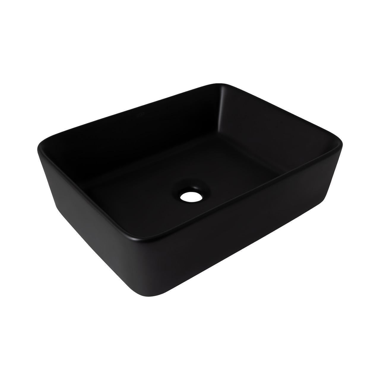 Раковина-чаша Qtap Tern 480х370х135 мм Matt black (QT176069MB) Раковина-чаша Qtap Tern 480х370х135 мм Matt black (QT176069MB)