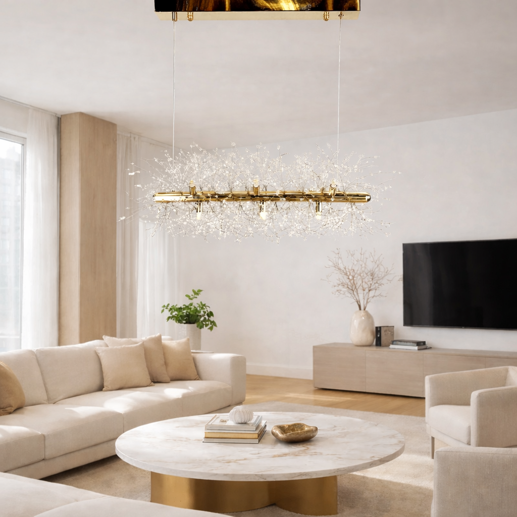 Люстра Pearly 20237/L9GD G9 220V 9 ламп Gold