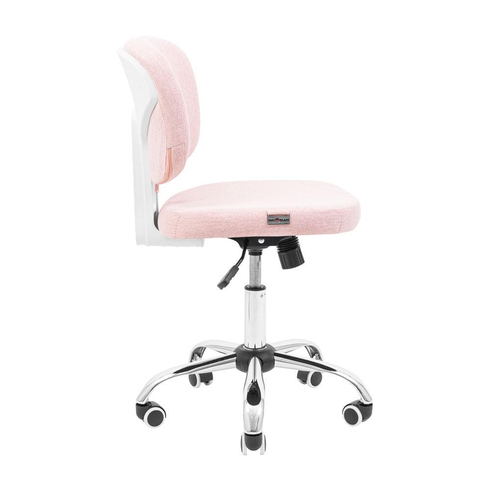 Кресло офисное компьютерное Mia Хром M1 Tilt Розовый - фото 3 Кресло офисное компьютерное Mia Хром M1 Tilt Розовый - фото 3