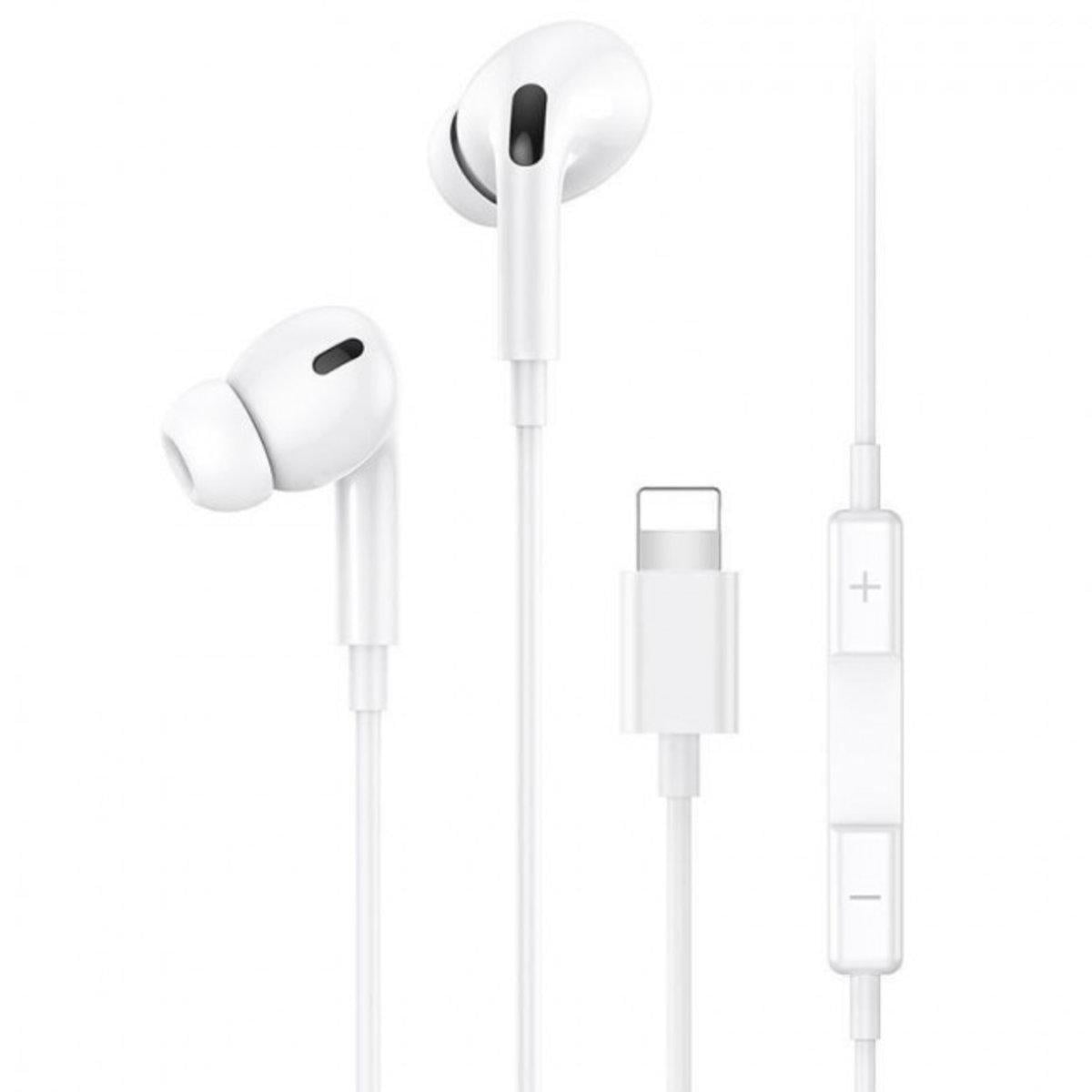 Наушники проводные Usams USJ621 EP-41 MAX Lightning In-Ear Earphone 1,2m White (602014)