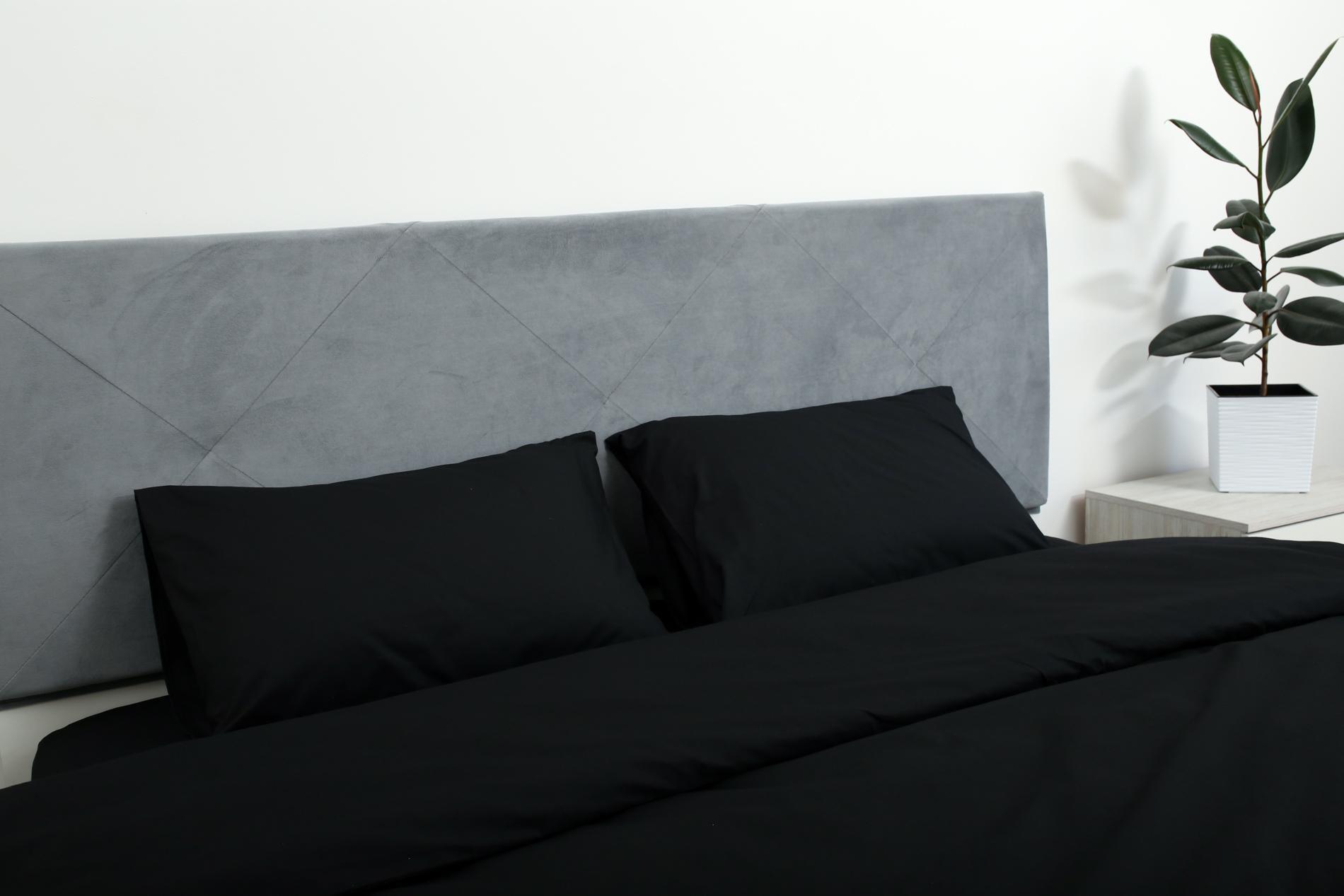 Комплект постельного белья полуторный Amore Glux-1032 бязь Черный (KPB-A1,5-Glux-1032black(70x70)_) - фото 4 Комплект постельного белья полуторный Amore Glux-1032 бязь Черный (KPB-A1,5-Glux-1032black(70x70)_) - фото 4